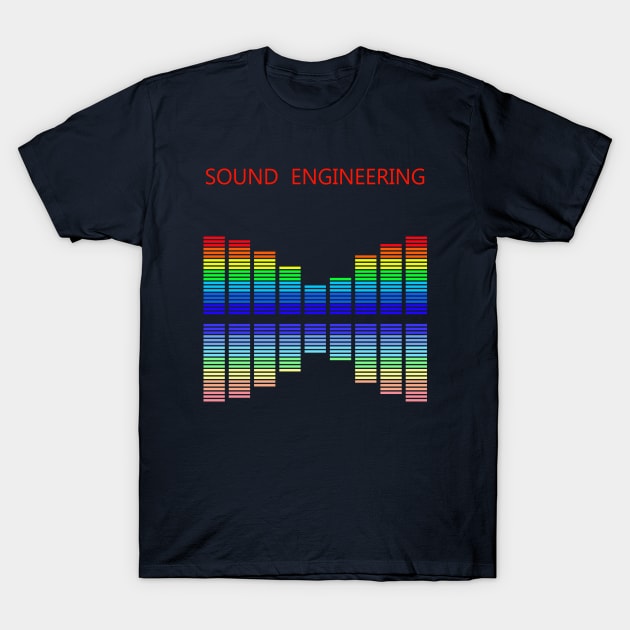 Best design sound engineering audio engineer T-Shirt by PrisDesign99